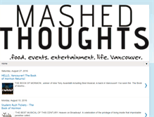 Tablet Screenshot of mashedthoughts.com